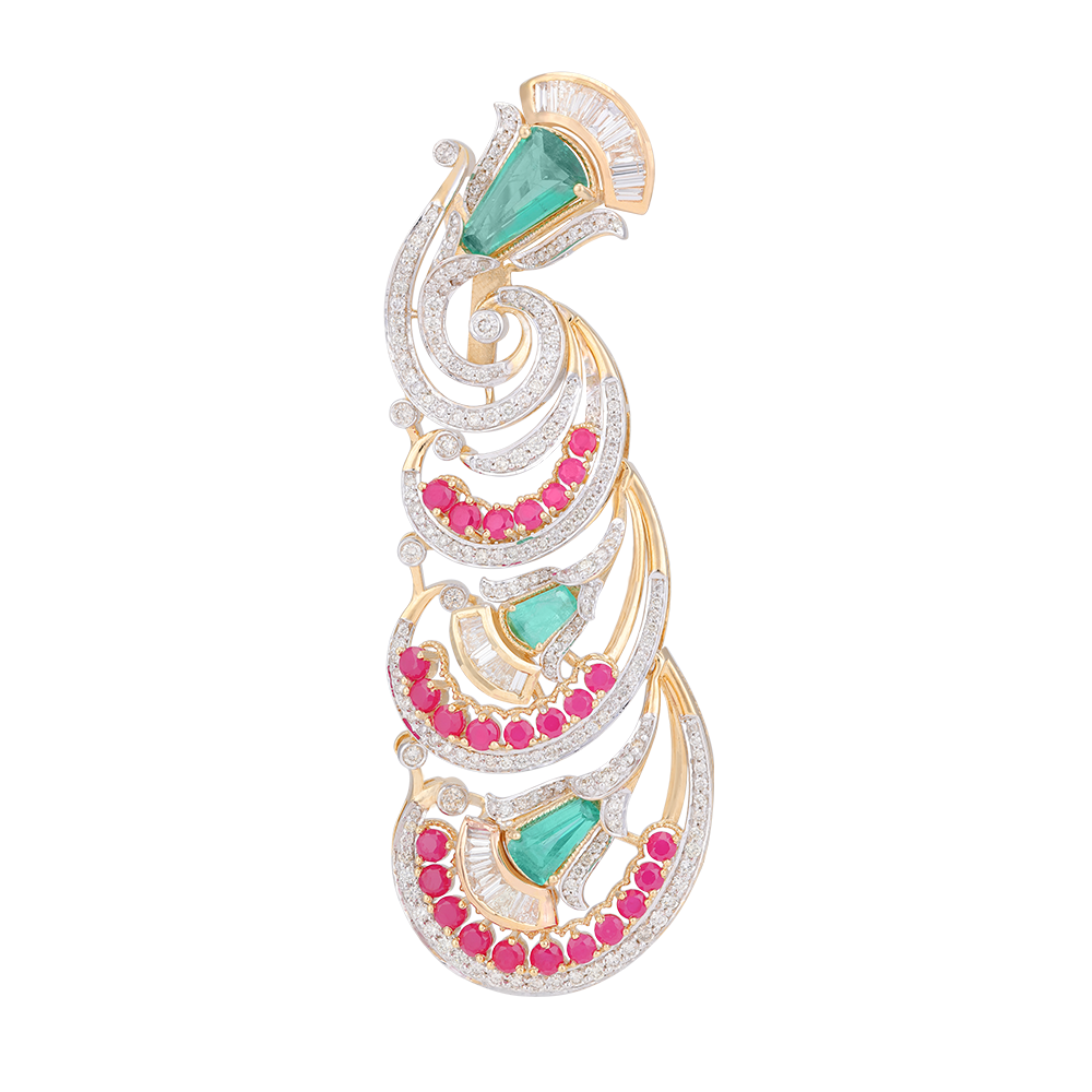 Plumage Reverie Swirl Earrings